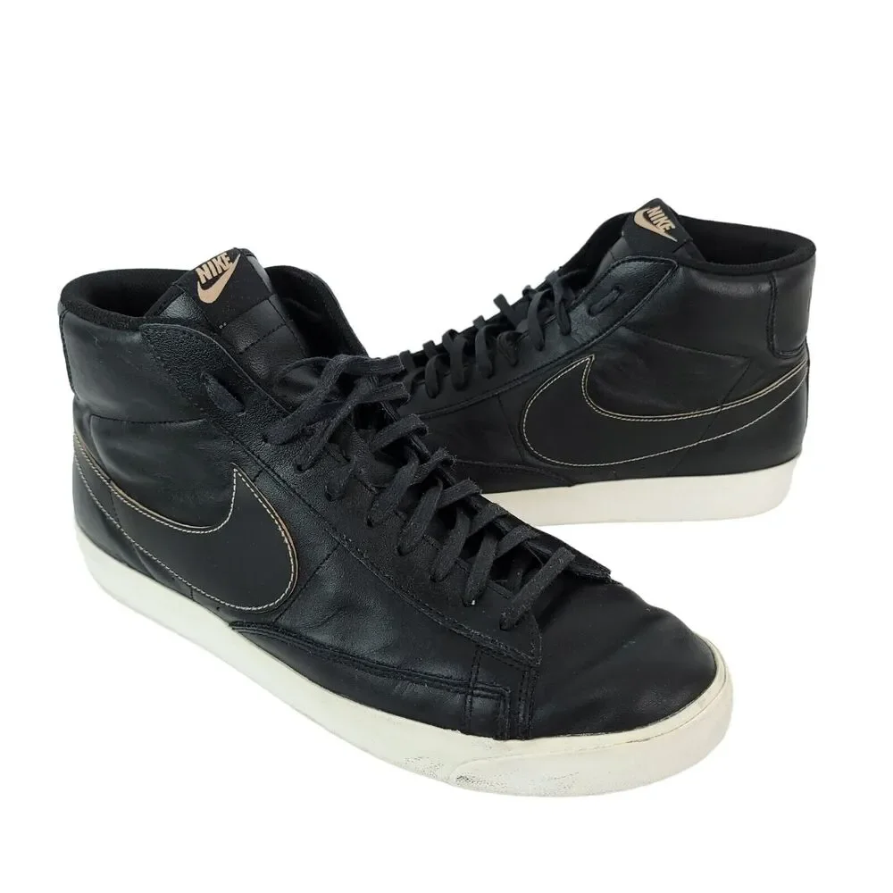 Nike Shoes Mens 13 Blazer Mid Premium‎ Dark Patina CU6679-001 Streetwear Sneaker